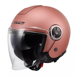 Kask otwarty Jet LS2 Classy Gold Pink